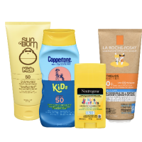 Sunscreen products for children