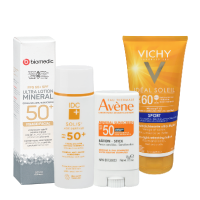 Sunscreen products for the face