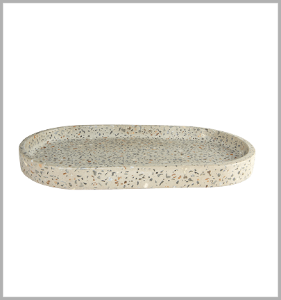 Stylé plateau Terrazzo